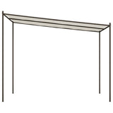 Gazebo White 3x3 m 180 g/m² Fabric and Steel - Top-Down View