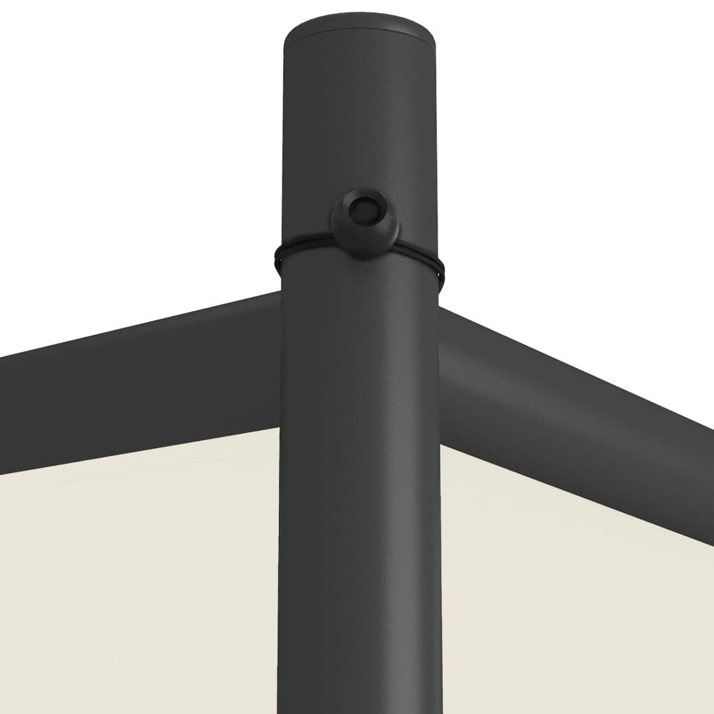 Gazebo White 3x3 m 180 g/m? Fabric and Steel