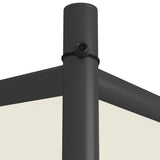 Gazebo White 3x3 m 180 g/m? Fabric and Steel