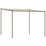 Gazebo Beige 3x3 m 180 g/m? Fabric and Steel