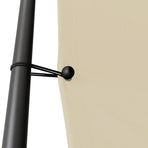 Gazebo Beige 3x3 m 180 g/m? Fabric and Steel
