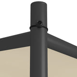 Gazebo Beige 3x3 m 180 g/m? Fabric and Steel