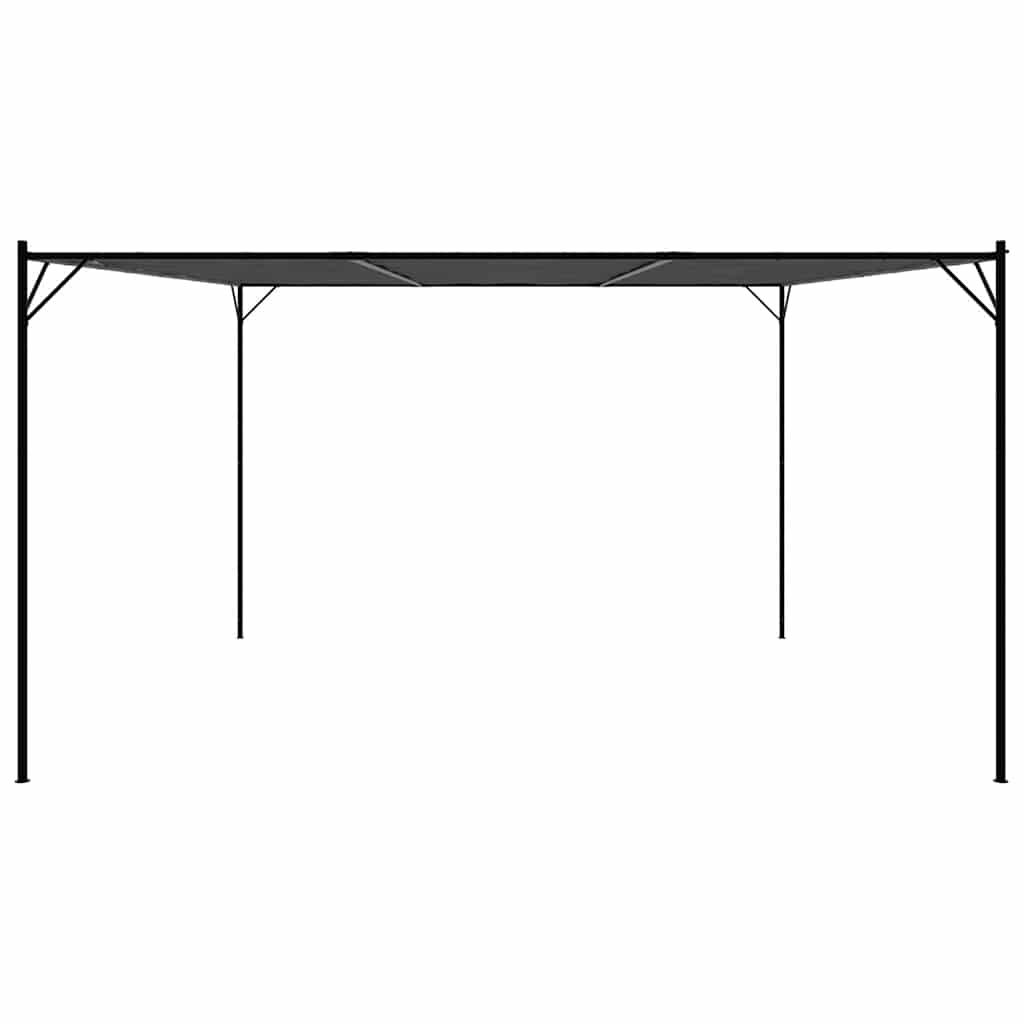 Gazebo Anthracite 4x4 m 180 g/m? Fabric and Steel