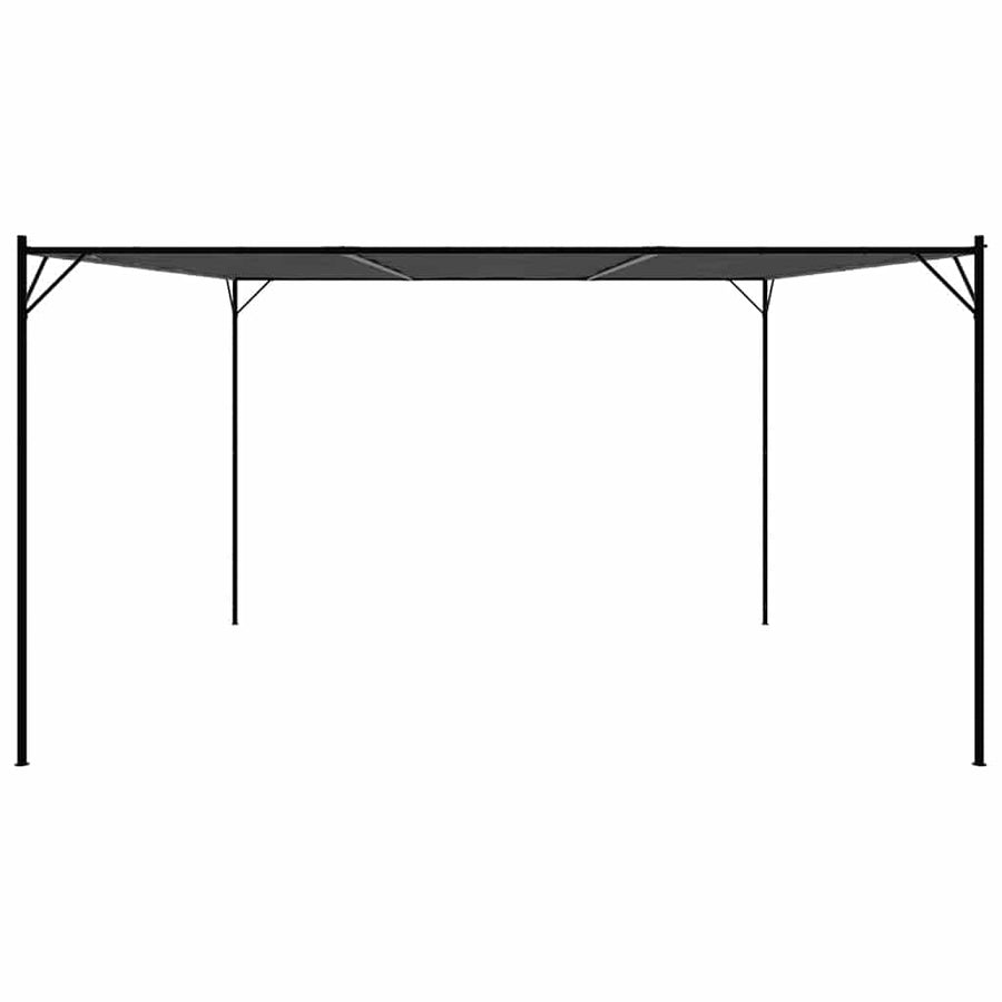 Gazebo Anthracite 4x4 m 180 g/m? Fabric and Steel