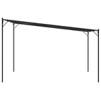 Gazebo Anthracite 4x4 m 180 g/m? Fabric and Steel