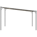 Gazebo Beige 4x4 m 180 g/m² Fabric and Steel