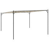 Gazebo Beige 4x4 m 180 g/m² Fabric and Steel