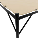 Gazebo Beige 4x4 m 180 g/m² Fabric and Steel - Close-Up Angle