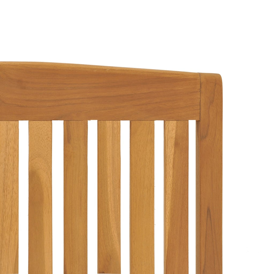 Reclining Folding Chairs 6 pcs Solid Wood Teak
