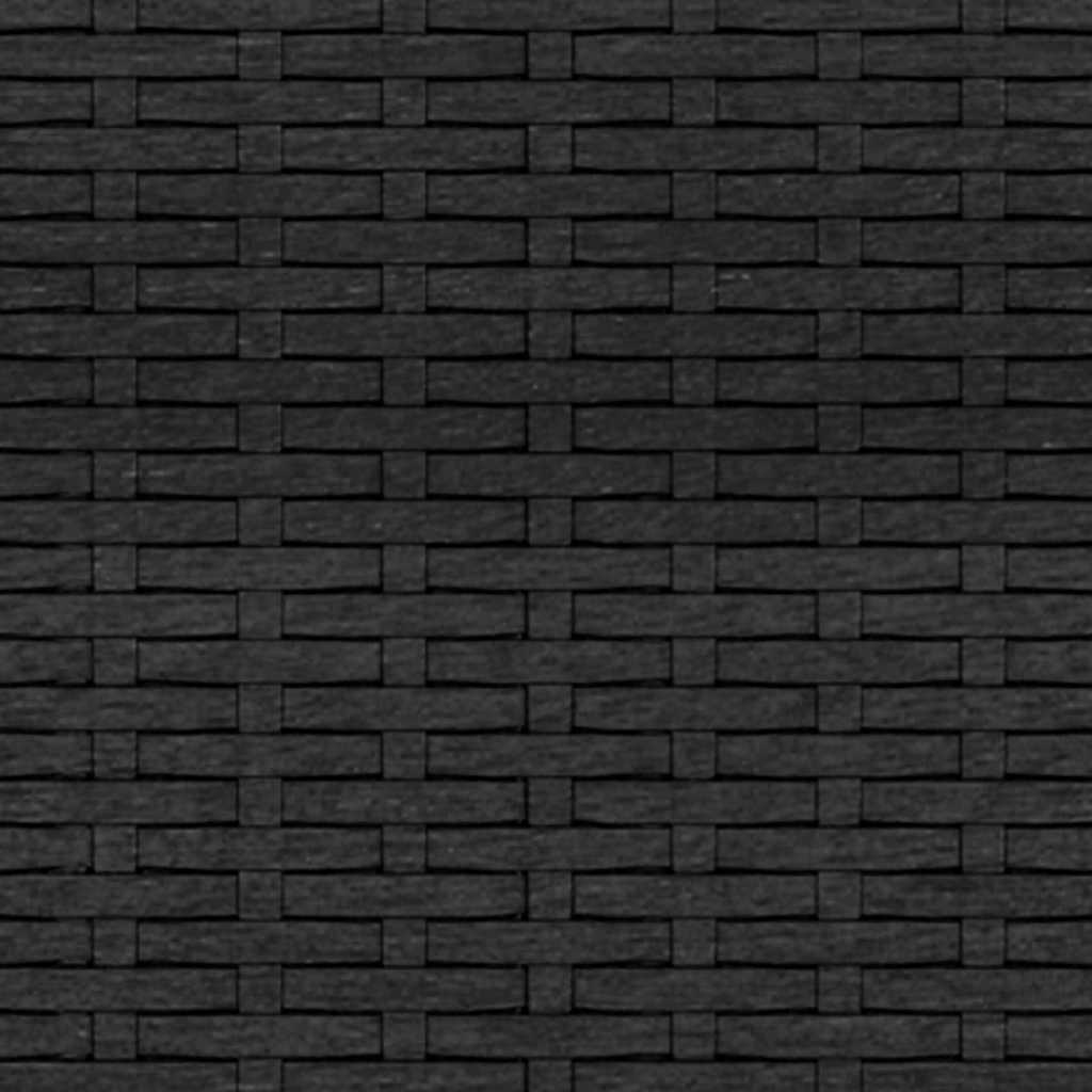 3-Seater Garden Sofa with Cushions Black Poly Rattan