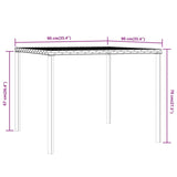 2 Piece Garden Dining Set with Cushions Black Poly Rattan - Extra Image
