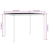 2 Piece Garden Dining Set with Cushions Grey Poly Rattan
