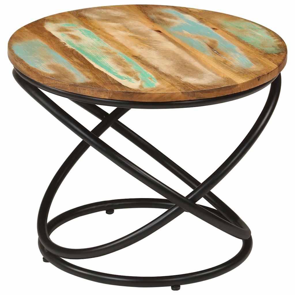 Coffee Table ?0x40 cm Solid Wood Reclaimed and Steel