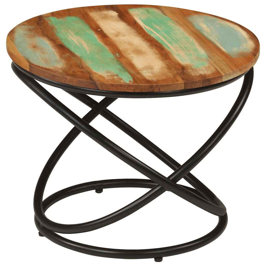 Coffee Table ?0x40 cm Solid Wood Reclaimed and Steel