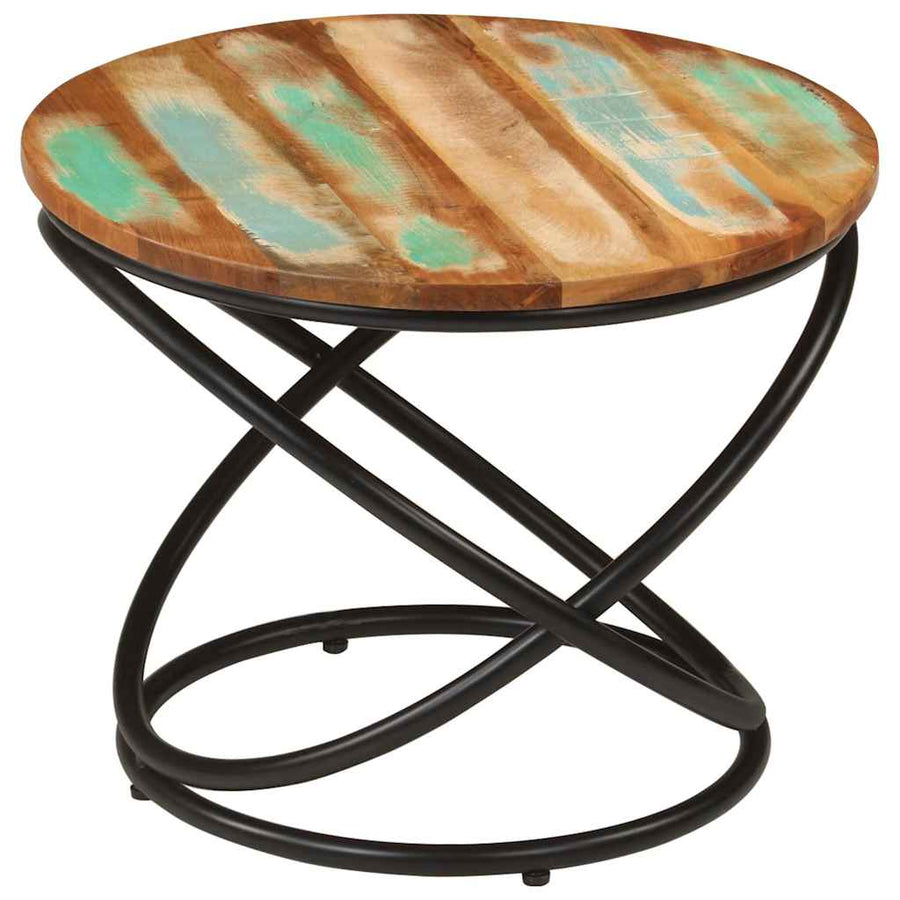 Coffee Table ?0x40 cm Solid Wood Reclaimed and Steel