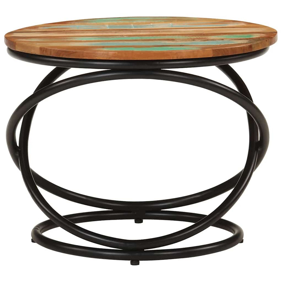 Coffee Table ?0x40 cm Solid Wood Reclaimed and Steel