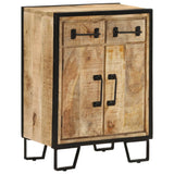 Sideboard with 2 Drawers 53x31x72 cm Solid Wood Mango and Iron - Extra Image