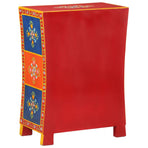 Hand Painted Sideboard 54x30x74 cm Solid Wood Mango