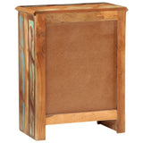 Sideboard with 2 Doors 55x30x70 cm Solid Wood Reclaimed - 45-Degree Angle