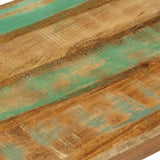 Console Table 110x35x75 cm Solid Wood Reclaimed - Rear View