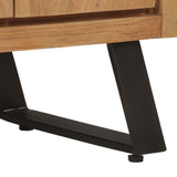 Sideboard with 2 Doors 55x36x72 cm Solid Wood Acacia - Close-Up Angle