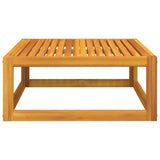 3 Piece Garden Lounge Set with Cushions Solid Wood Acacia - Low Angle