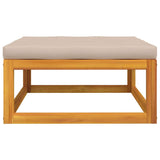 3 Piece Garden Lounge Set with Cushions Solid Wood Acacia - Extra Image