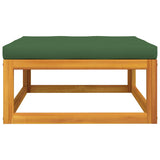 3 Piece Garden Lounge Set with Cushions Solid Wood Acacia - Side View
