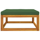 3 Piece Garden Lounge Set with Cushions Solid Wood Acacia - 45-Degree Angle