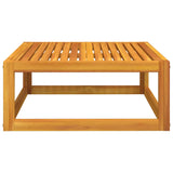 3 Piece Garden Lounge Set with Cushions Solid Wood Acacia - Low Angle