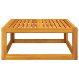 Coffee Table 68x68x29 cm Solid Acacia Wood - Side View