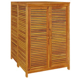 Garden Storage Box 70x87x104 cm Solid Wood Acacia - Front View