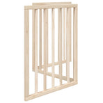 Dog Gate Foldable 3 Panels 150 cm Poplar Wood