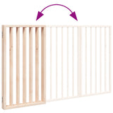 Dog Gate Foldable 3 Panels 150 cm Poplar Wood - Close-Up Angle