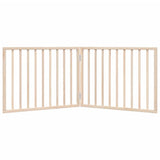 Dog Gate Foldable 2 Panels 160 cm Poplar Wood