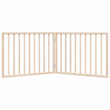 Dog Gate Foldable 2 Panels 160 cm Poplar Wood - Top-Down View