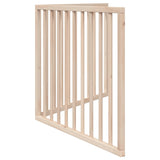 Dog Gate Foldable 2 Panels 160 cm Poplar Wood