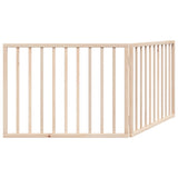 Dog Gate Foldable 2 Panels 160 cm Poplar Wood - Rear View