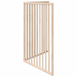Dog Gate Foldable 2 Panels 160 cm Poplar Wood - 45-Degree Angle