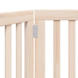 Dog Gate Foldable 2 Panels 160 cm Poplar Wood - Low Angle