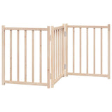 Dog Gate Foldable 3 Panels 150 cm Solid Wood Fir