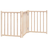 Dog Gate Foldable 3 Panels 150 cm Solid Wood Fir - Rear View
