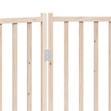 Dog Gate Foldable 3 Panels 150 cm Solid Wood Fir - Low Angle