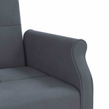 Sofa Bed with Cushions Dark Grey Velvet - Extra Image