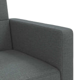 Sofa Bed with Cushions Dark Grey Fabric - Extra Image