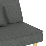 Sofa Bed Dark Grey Fabric - Extra Image