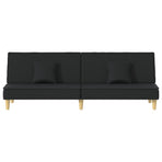 Sofa Bed Black Fabric