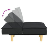 Sofa Bed Black Fabric - Extra Image
