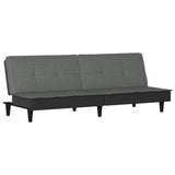 Sofa Bed Dark Grey Fabric - Front View
