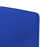 Gazebo with Double Roof Blue 3x3x2.68 m Fabric - Rear View